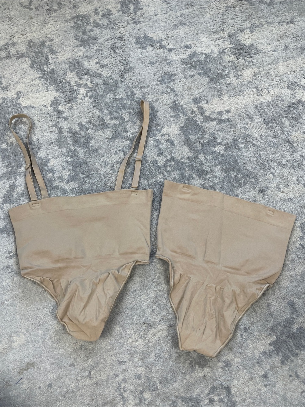 New Lot of 2 Skims Seamless Sculpt Core Control Compression Thong Shapewear Sz L